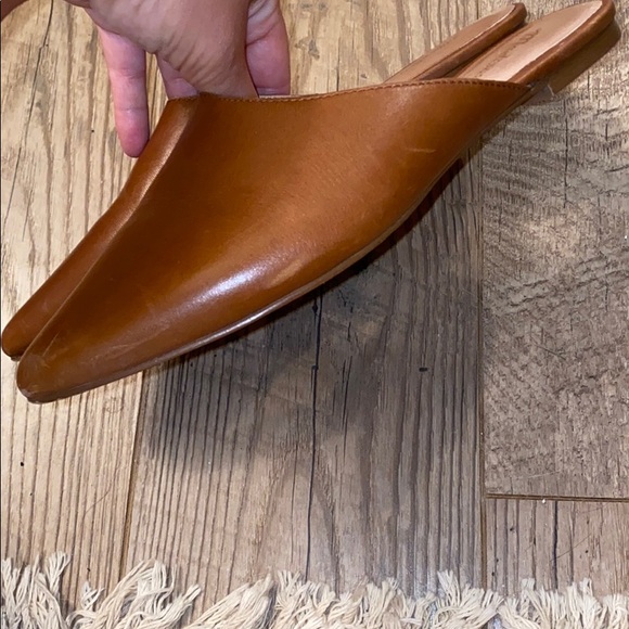 Madewell Brown Leather Mules - Picture 5 of 6